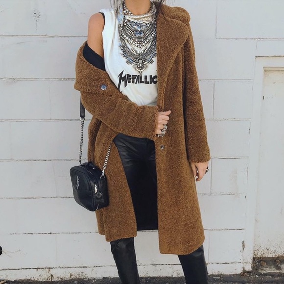 Zara teddy coat. So cute! Re-poshing because it’s too small :( - Picture 3 of 10